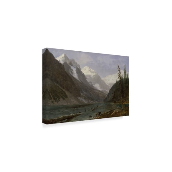 Albert Bierstadt 'Canadian Rockies Lake Louise 1889 ' Canvas Art,30x47